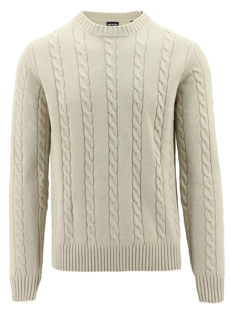 Ivory Cable Knit Jumper