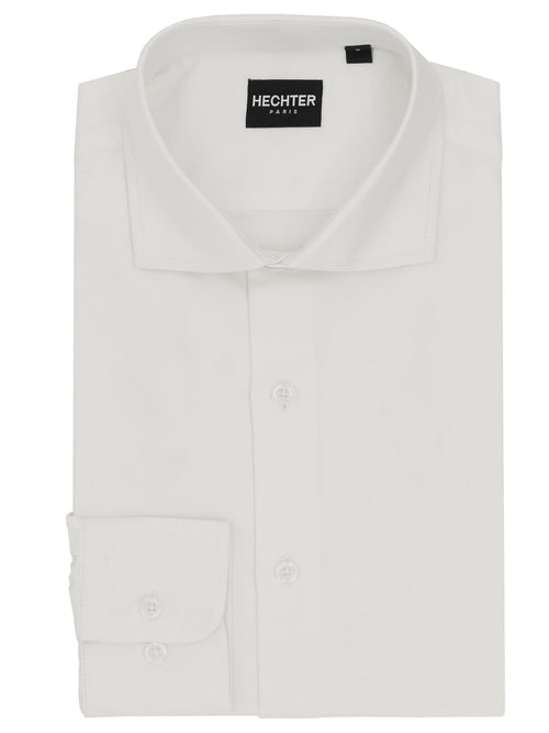 Jacque Business White Cotton Shirt