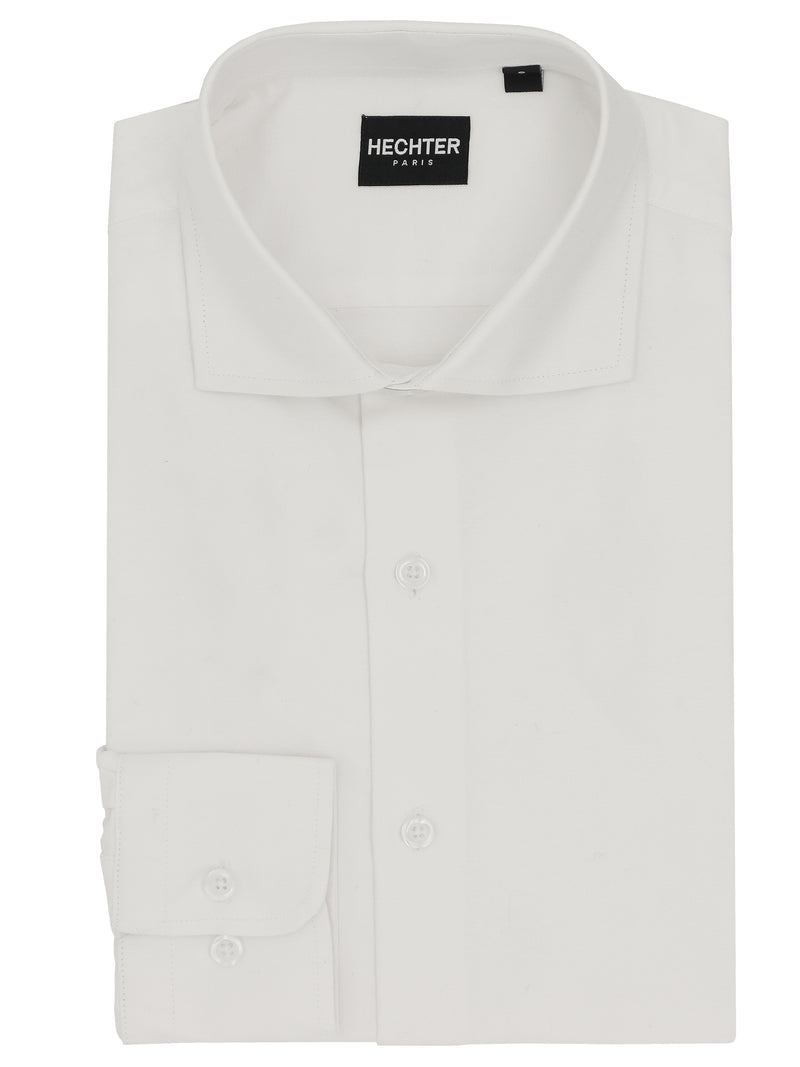 Jacque Business White Cotton Shirt