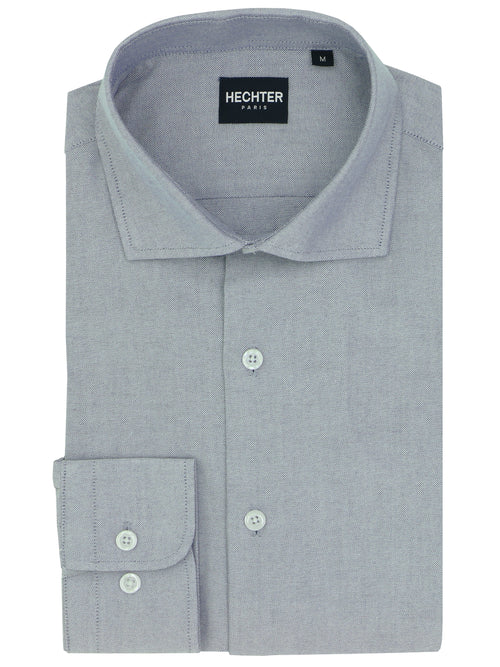 Jacque Business Navy Cotton Shirt