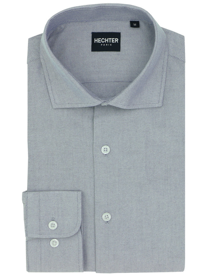 Jacque Business Navy Cotton Shirt