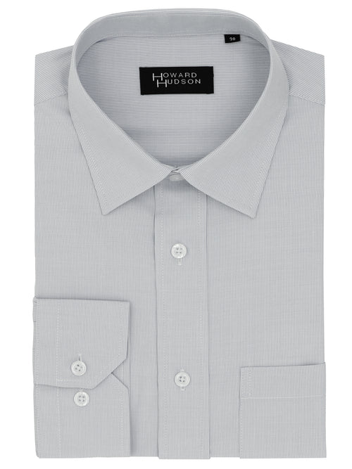 Brooke Grey Microfibre Bamboo Shirt