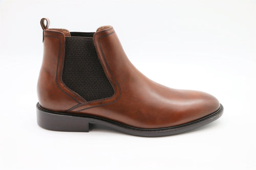 Anton Cognac Leather Chelsea Boot