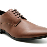 Pisa Tan Vegan Derby Shoe