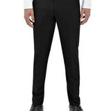 Lyon 106 Black Australian Merino Wool Suit Trouser