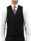 Ryan 106 Black Wool Waistcoat