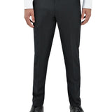 Lyon 106 Charcoal Australian Merino Wool Suit Trouser