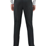 Lyon 106 Charcoal Australian Merino Wool Suit Trouser