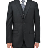 Michel 106 Charcoal Australian Merino Wool Suit Jacket