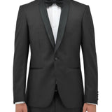 Shawl Shape 203 Black Australian Merino Wool Dinner Jacket