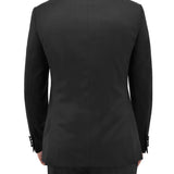 Shawl Shape 203 Black Australian Merino Wool Dinner Jacket
