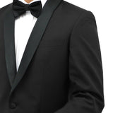 Shawl Shape 203 Black Australian Merino Wool Dinner Jacket