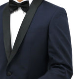 Shawl Shape 203 Navy Australian Merino Wool Dinner Jacket