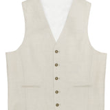 Ryan 339 Sand Linen Waistcoat