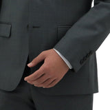 Michel 704 Charcoal Australian Merino Wool Suit Jacket
