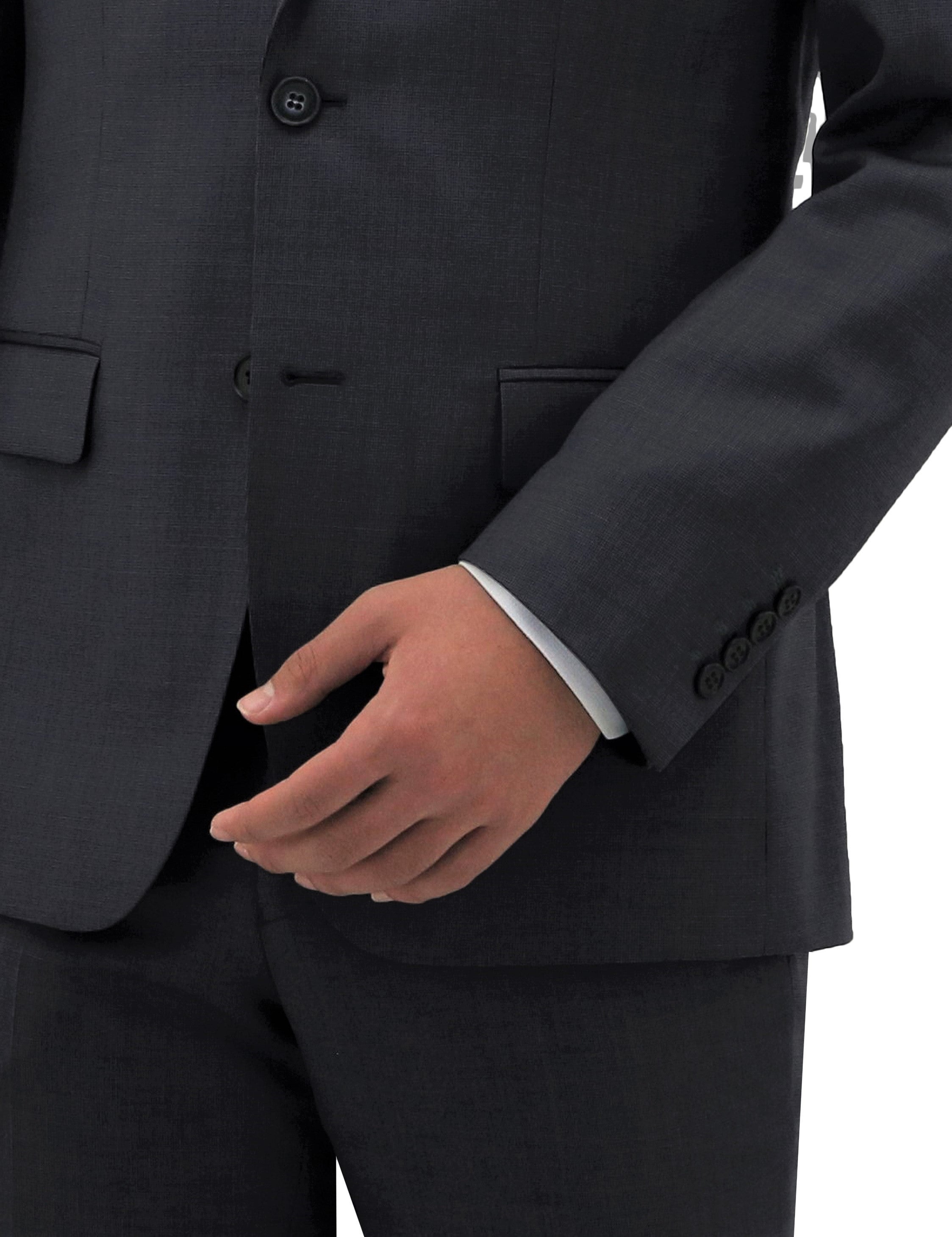 Michel 704 Navy Australian Merino Wool Suit Jacket