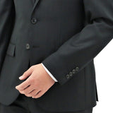 Michel 101 Black Australian Merino Wool Suit Jacket