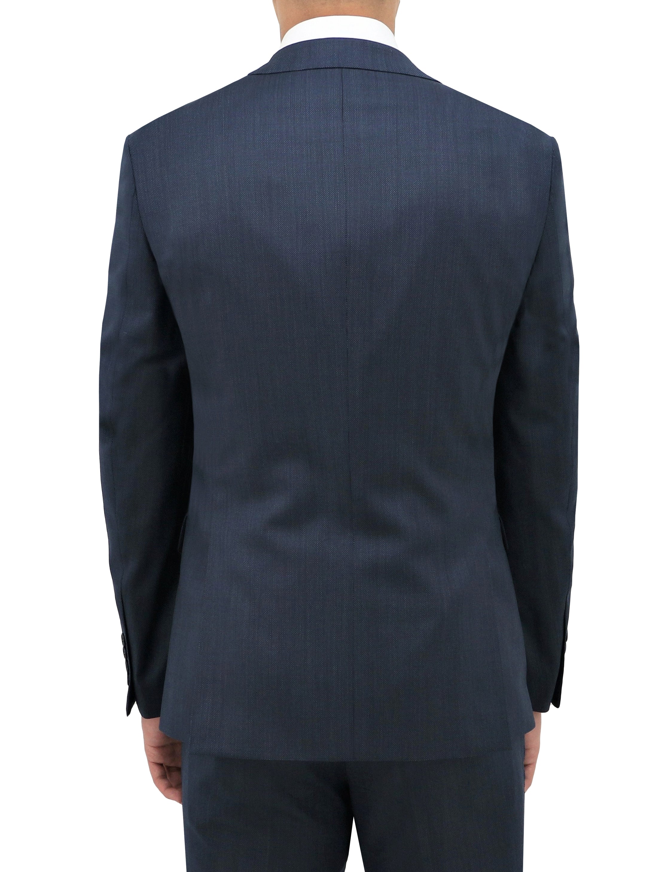 Michel 101 Blue Australian Merino Wool Suit Jacket