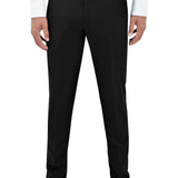 Edward 106 Black Australian Merino Wool Suit Trouser