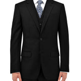 Shape 106 Black Australian Merino Wool Suit Jacket