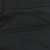 Black 490 Cotton Stretch Slim Chino