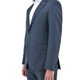 Shape 210 Blue Check Australian Merino Wool Suit Jacket