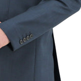 Shape 210 Blue Check Australian Merino Wool Suit Jacket